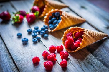 Des glaces de votre jardin