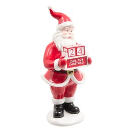 Aftelling Kerstman H34cm