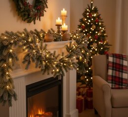 Alpha Frost garland PE l170cm d25cm - image 2