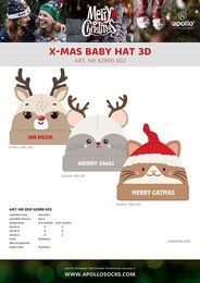 Apollo babies x-mas hat 2ass