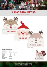 Apollo babies X-mas hoed - afbeelding 1