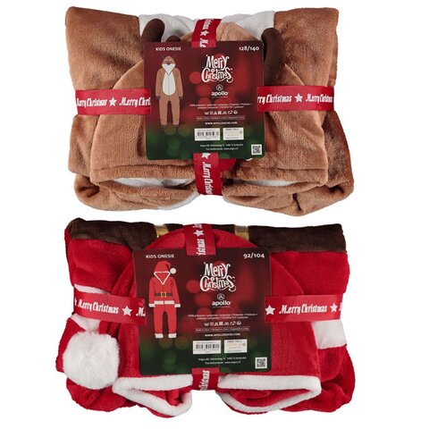 Apollo kids X-mas onesie teen - afbeelding 2