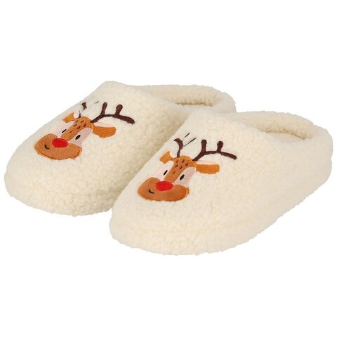 Apollo ladies x-mas home slippers asst1 - afbeelding 5