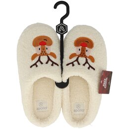 Apollo ladies x-mas home slippers asst1 - image 3