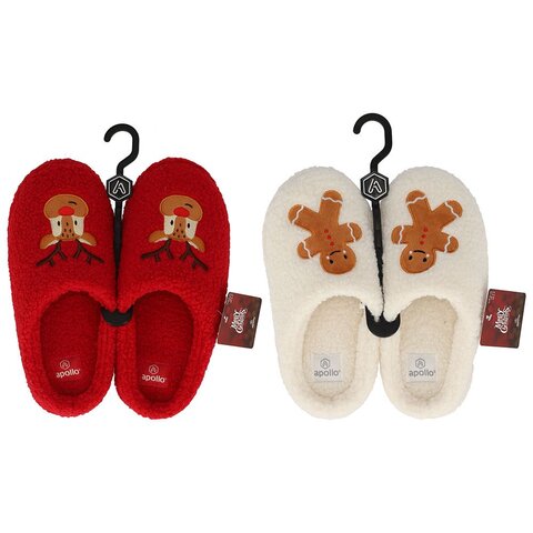 Apollo ladies x-mas home slippers asst1 - image 14