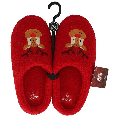 Apollo ladies x-mas home slippers asst1 - image 15
