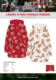 Apollo ladies X-mas huggle hoodie - afbeelding 11