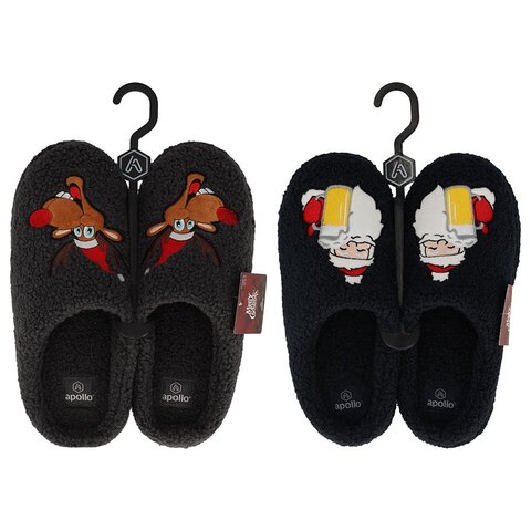 Apollo men X-mas home slippers ass - afbeelding 2