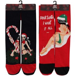 Apollo men x-mas sexy socks 2-pack asst 2 - afbeelding 2