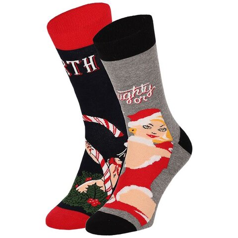 Apollo men x-mas sexy socks 2-pack asst 2 - afbeelding 5
