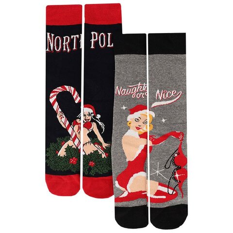 Apollo men x-mas sexy socks 2-pack asst 2 - afbeelding 7