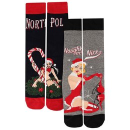 Apollo men x-mas sexy socks 2-pack asst 2 - afbeelding 7
