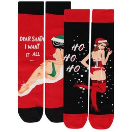 Apollo men x-mas sexy socks 2-pack asst 2 - afbeelding 8