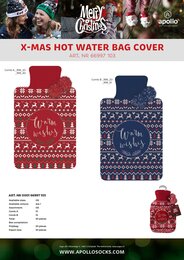 Apollo X-mas hot water bag cover OS