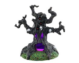 arbre lugubre enchaîné
