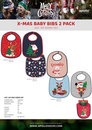 baby bibs 2-pack x-mas