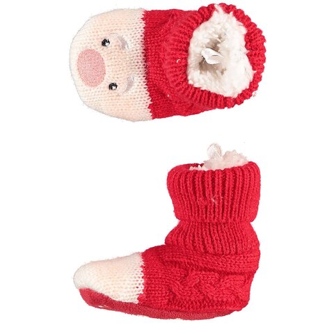 baby knitted booties x-mas - image 3