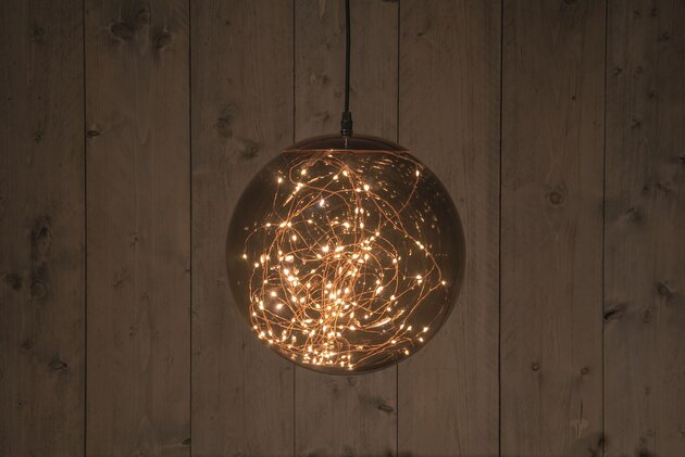 Bal Smokey D25cm 125Led classic warm