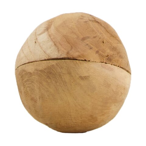 Bal teak Ø8x8cm