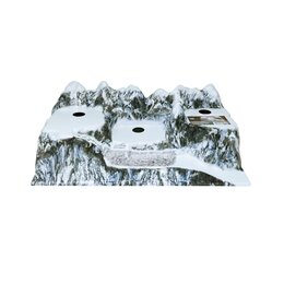 base village de noel fc dolomites 78x38cm