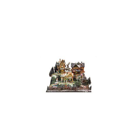 basis kerstdorp starter dorp 50x38cm - afbeelding 2