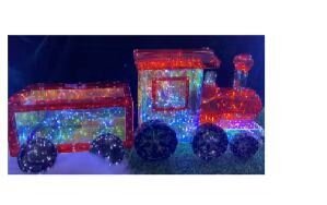 Beeld 3D iriserend -trein