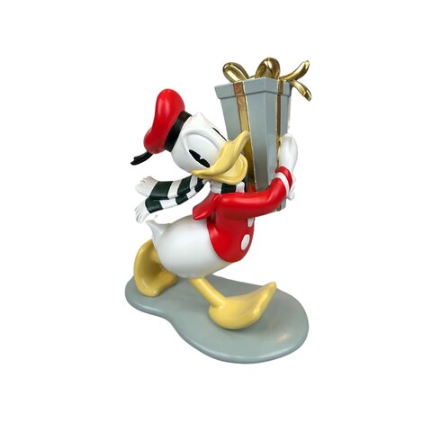 Beeld Donald met kado