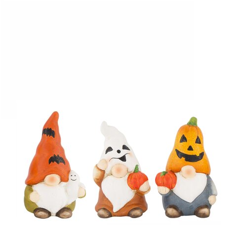 Beeld kabouter 7x11cm 3ass Halloween