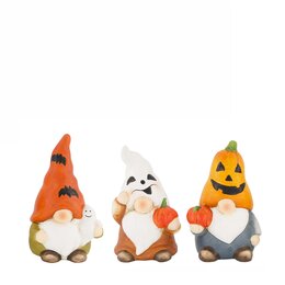 Beeld kabouter 7x11cm 3ass Halloween