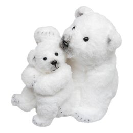 Beer met baby H28cm styropor