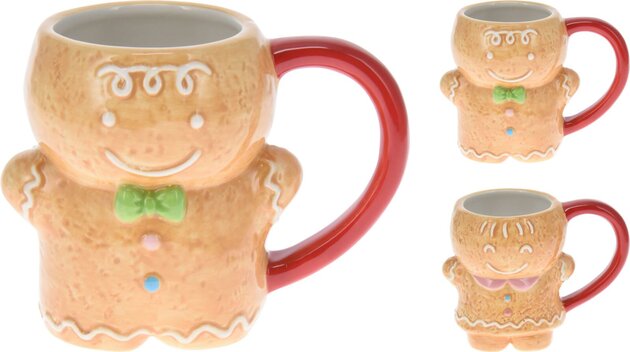 Beker H10cm  in peperkoek vorm