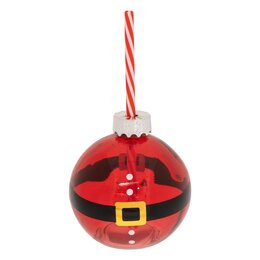 Beker kerstbal D10xH20cm 2ass