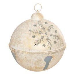 Bel D52cm buiten metaal wit