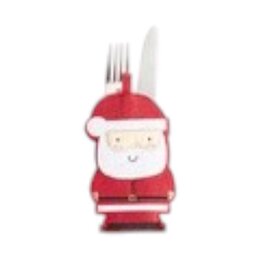 Bestekhoes kerst 9x15cm 2ass