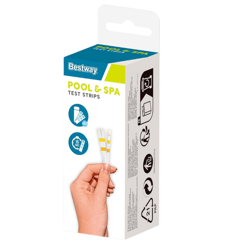 Bestway zwembad en Spa test strips 3in1 - 50 stuks - afbeelding 1