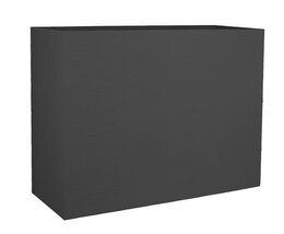 Bloembak Loft L Graphit Dubbele wand - met waterretentie zone 78,5 x 29,5 x 60 cm 46 L  anthracite