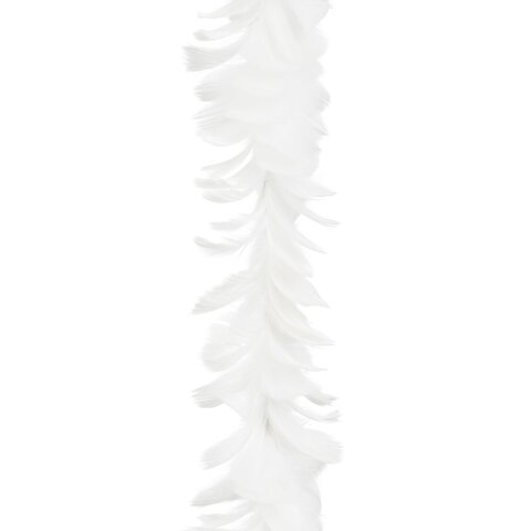 Boa veer L180cm wit