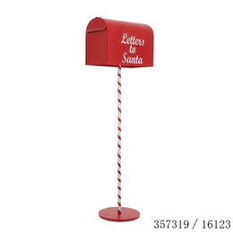 Boîte aux lettres 33x100cm métal rouge