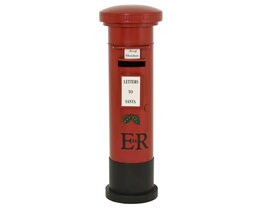 Boîte aux lettres 38xH123cm fer rouge