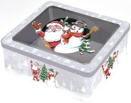 boite metal carree 17x18cm