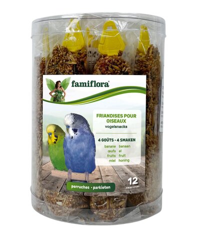 Boite promo 12 bâtonnets de graines pour perruches - image 1