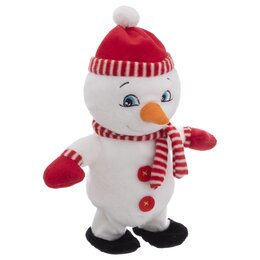 Bonhomme de neige dansant H34cm + son