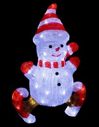 Bonhomme de neige extérieur 60L H50cm - image 1
