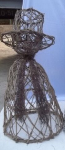 Bonhomme de neige tissé 90cm - image 1