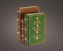 Book nook 15x18x27cm Kerst Led