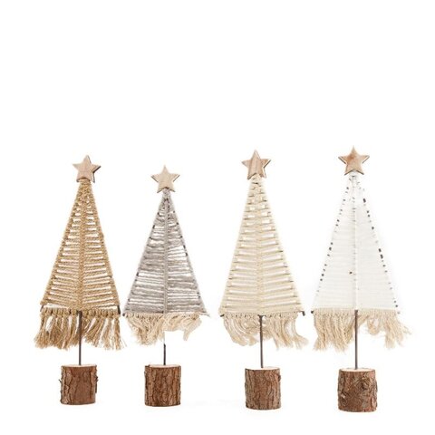 boom met franjes op voet 12,5x5x36,5cm