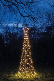 Boom met ster 236Led classic warm 70x200cm Timer