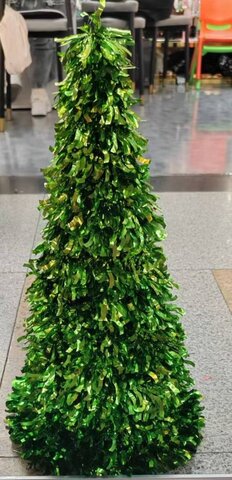 Boom tinsel 48cm - groen
