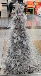 Boom tinsel 48cm - zilver