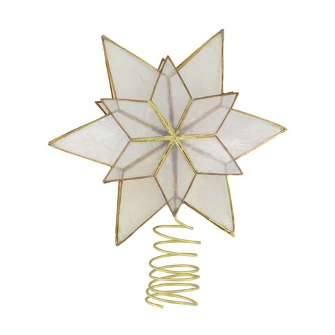 Boomtopper ster Capiz 20x29cm